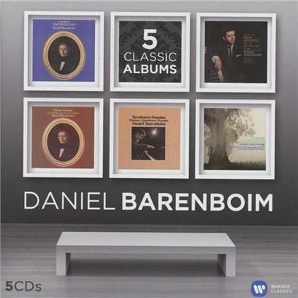 Daniel Barenboim, Jacqueline Du Pre, Frédéric Chopin (1810-1849), Wolfgang Amadeus Mozart (1756-1791), … - 5 Classic Albums (Klaviersonaten/-Konzerte) (5 CDs)