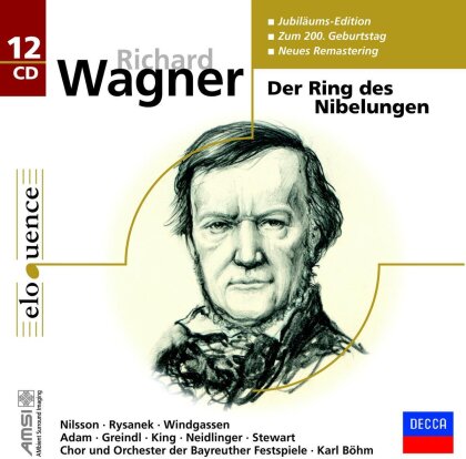 Richard Wagner (1813-1883) & Karl Böhm - Der Ring Des Nibelungen - Jubiläums-Edition zum 200. Geburtstag (Version Remasterisée, 12 CD)