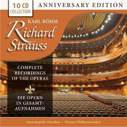 Richard Strauss (1864-1949), Karl Böhm & Wiener Philharmoniker - Die Opern In Gesamtaufnahmen (10 CDs)