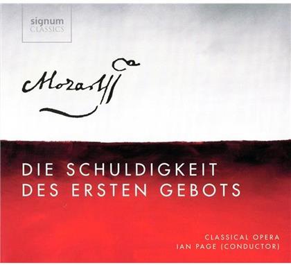 Wolfgang Amadeus Mozart (1756-1791), Ian Page & Classical Opera - Die Schuldigkeit Des Ersten Gebots (2 CD)