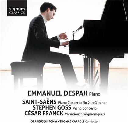 Camille Saint-Saëns (1835-1921), Stephen Goss, César Franck (1822-1890), Thomas Carroll, Emmanuel Despax, … - Piano Concertos - Variations Symphoniques