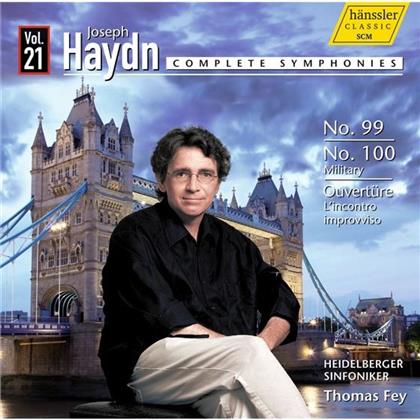 Joseph Haydn (1732-1809), Thomas Fey & Heidelberger Sinfoniker - Haydn: Complete Symphonies Vol. 21 - No.99, No.100, Ouvertüre L'incontro improvviso