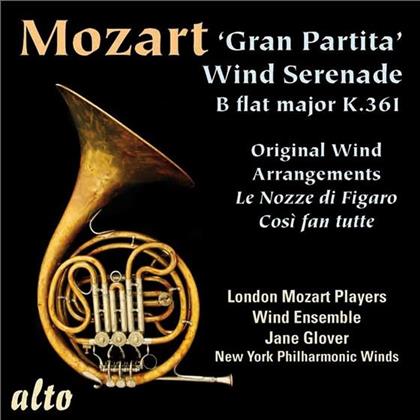 Wolfgang Amadeus Mozart (1756-1791), Jane Glover, London Mozart Players & New York Philharmonic Winds - Gran Partita Wind Serenade B-Dur K. 361