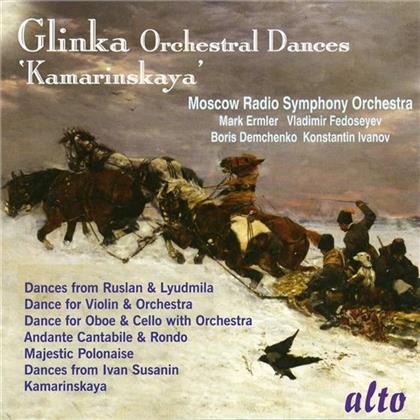 Michail Glinka (1804-1857), Mark Ermler, Vladimir Fedosseyev, Boris Demchenko, Konstantin Ivanov, … - Orchestral Dances "Kamarinskaya"