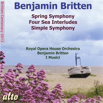 Benjamin Britten (1913-1976), Orchestra of the Royal Opera House & I Musici - Spring Symphony, Four Sea Interludes, Simple Symphony