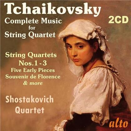 The Shostakovich Quartet & Peter Iljitsch Tschaikowsky (1840-1893) - Complete Music For String Quartet (2 CDs)