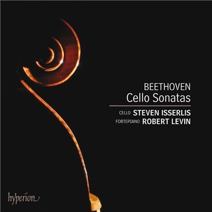 Ludwig van Beethoven (1770-1827), Steven Isserlis & Robert Levin - Cellosonaten (2 CDs)