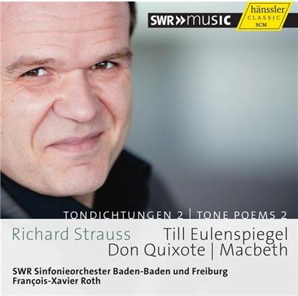 Richard Strauss (1864-1949), François-Xavier Roth & SWR Sinfonieorchester Baden Baden & Freiburg - Tondichtungen 2