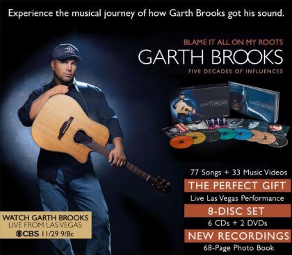 Garth Brooks - Blame It All On My Roots - DVD Region Code 1 (6 CDs + 2 DVDs + Book)