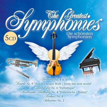 Dvorak-Tschaikowsky-Beethoven-Mendelssohn - Greatest Symphonies - Die Schönsten Symphonien (5 CDs)