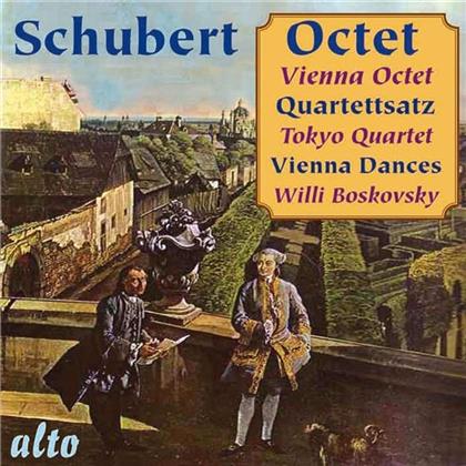 Vienna Oct. - Tokyo Quart. - Willy Boskovsky Ens. & Franz Schubert (1797-1828) - Schubert: Octet - Quartettsatz - Vienna Dances