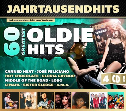 60 Greatest Oldie Hits - Various - Jahrtausendhits (4 CDs)