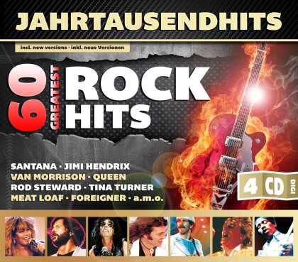 60 Greatest Rock Hits - Various - Jahrtausendhits (4 CDs)