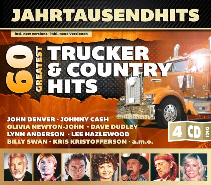 60 Greatest Trucker & Country - Various - Jahrtausendhits (4 CDs)