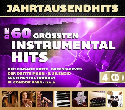 Die 60 Größten Instrumentalhits - Various - Jahrtausendhits (4 CDs)