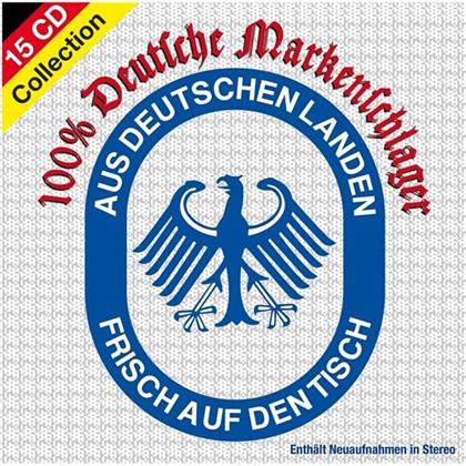 100% Deutsche Markenschlager (15 CDs)