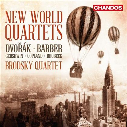 Brodsky Quartet, Antonin Dvorák (1841-1904), Samuel Barber (1910-1981), Aaron Copland (1900-1990) & Dave Brubeck - New World Quartets