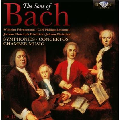 Johann Sebastian Bach (1685-1750), Hartmut Hänchen, Bart van Oort, Ross Pople, Claudio Astronio, … - Symphonien/Konzert (10 CDs)