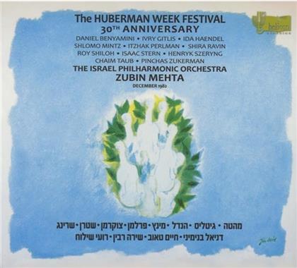 Zubin Mehta & The Israel Philharmonic Orchestra - Hubermann Week Festival (4 CDs)