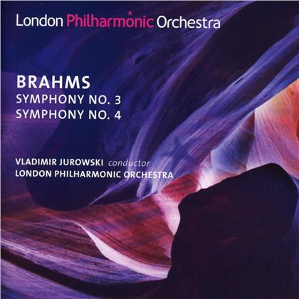 Johannes Brahms (1833-1897), Vladimir Jurowski (1915-1972) & The London Philharmonic Orchestra - Symphonien 3 & 4