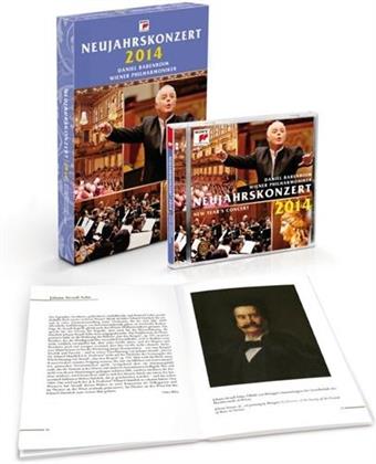 Johann Strauss, Daniel Barenboim & Wiener Philharmoniker - Neujahrskonzert 2014 - Deluxe Edition + Konzertprogramm (2 CDs + Book)