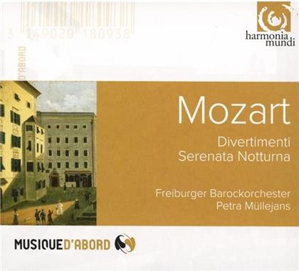 Wolfgang Amadeus Mozart (1756-1791), Petra Müllejans & Freiburger Barockorchester - Divertimenti