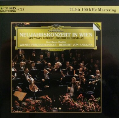 Kathleen Battle, Herbert von Karajan & Wiener Philharmoniker - Neujahrskonzert in Wien 1987 - New Years Concert 1987 - K2 HD CD - 24-bit 100 khz Mastering