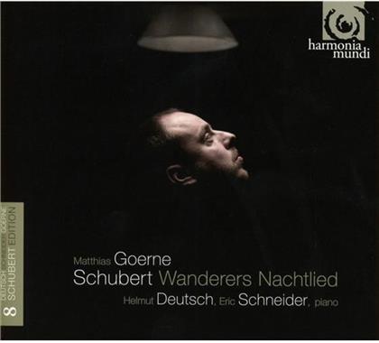 Matthias Goerne (Bar) Helmut Deutsch Eric Schnei, Helmut Deutsch, Franz Schubert (1797-1828) & Matthias Goerne - Wanderers Nachtlied - Schubert Edition Vol. 8 (2 CDs)