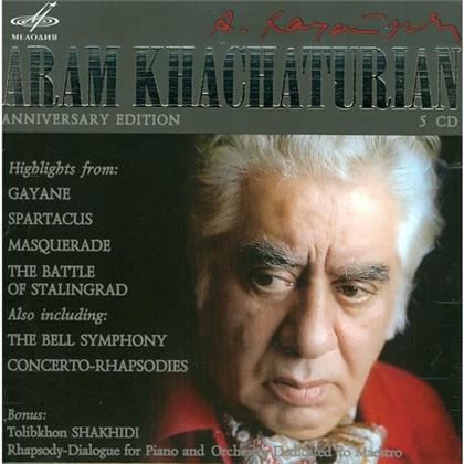 Aram Khatchaturian (1903-1978), Aram Khatchaturian (1903-1978) & Philharmonia Orchestra - Aram Khachaturian Anniversary Edition (5 CDs)