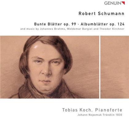 Robert Schumann (1810-1856), Johannes Brahms (1833-1897), Theodor Kirchner (1823-1903), Woldemar Bargiel (1828-1897) & Tobias Koch - Bunte Blaetter op.99 & Albumblaetter op.124