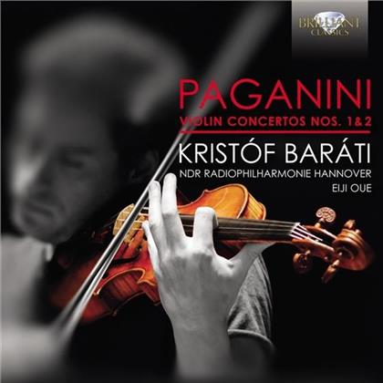 Nicolò Paganini (1782-1840), Eiji Oue, Kristóf Baráti & NDR Radiophilharmonie Hannover - Violinkonzerte 1&2