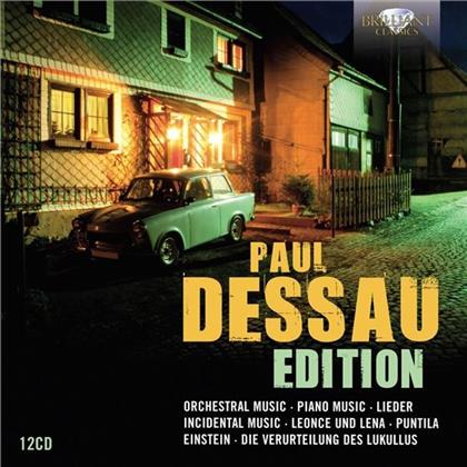 Paul Dessau (1894-1979) - Paul Dessau Edition - Orchestral Music, Piano Music, Lieder, Incidental Music, Leonce und Lena, Puntila, Einstein, Verurteilung des Lukullus (12 CDs)