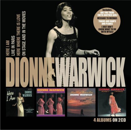 Dionne Warwick - Here I Am/Live In Paris/ Here Where There Is Love/On Stage And In The Movies (2 CDs)