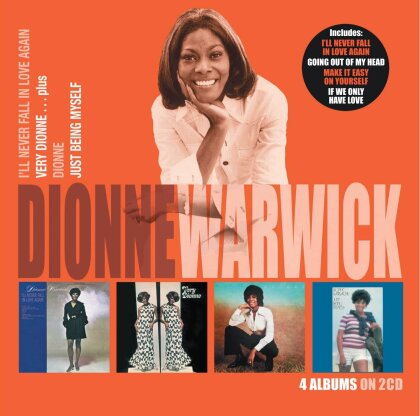 Dionne Warwick - I'll Never Fall In Love Again/Very Dionne/Dionne/Just Being Myself (2 CDs)