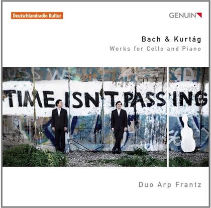 Johann Sebastian Bach (1685-1750), György Kurtág (*1926) & Duo Arp Frantz - Time Isn't Passing - Works For Cello & Piano