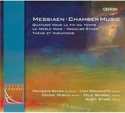 Olivier Messiaen (1908-1992), Felix Renggli, Francois Benda, Nurit Stark, Ivan Monighetti, … - Chamber Music - Quatuor pour la fin du temps, Le Merle Noir, Vocalise-Etude, Theme et variations