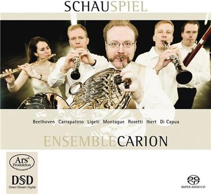Ensemble Carion, Ludwig van Beethoven (1770-1827), Eurico Carrapatoso (*1962), György Ligeti (1923-2006) & Stephen Montague - Schauspiel (SACD)
