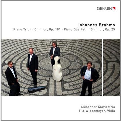 Münchner Klaviertrio, Johannes Brahms (1833-1897) & Tilo Widenmeyer - Piano Trio In C Minor, Op. 101 & Piano Quartet in G minor, op. 25