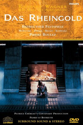 Orchester der Bayreuther Festspiele, Pierre Boulez (*1925) & Donald McIntyre - Wagner - Das Rheingold (Arthaus Musik, Bayreuther Festspiele)
