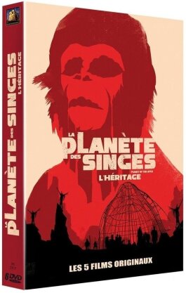 La Planète des Singes - L'Héritage - Les 5 films originaux (6 DVDs)