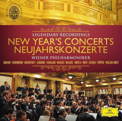 Johann Strauss, Joseph Strauss & Wiener Philharmoniker - New Year's Concerts - Legendary Recordings (CD + DVD)