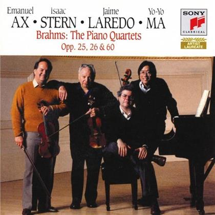 Johannes Brahms (1833-1897), Emanuel Ax, Isaac Stern, Yo-Yo Ma & Jaime Laredo - Piano Quartets op. 25, 26 & 60 (2 CDs)