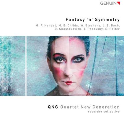 QNG - Quartet New Generation - Recorder Collective, Georg Friedrich Händel (1685-1759), Mary Ellen Childs, W. Blecharz, … - Fantasy 'n' Symmetry