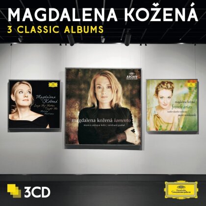 Magdalena Kozena - 3 Classic Albums - Lamento / French Arias / Songs My Mothers Taught Me (3 CDs)