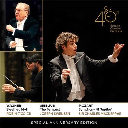 Robin Ticciati, Richard Wagner (1813-1883), Jean Sibelius (1865-1957), Wolfgang Amadeus Mozart (1756-1791) & Scottish Chamber Orchestra - 40th Anniversary Edition