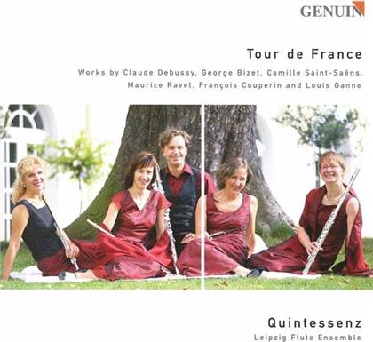 Quintessenz (Leipzig Flute Ensemble), Claude Debussy (1862-1918), Georges Bizet (1838-1875), Camille Saint-Saëns (1835-1921), Maurice Ravel (1875-1937), … - Tour De France