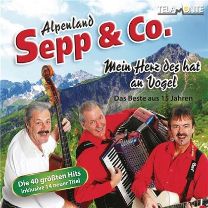 Alpenland Sepp & Co. - Mein Herz Des Hat An Voge (2 CD)