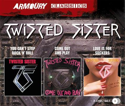 Twisted Sister - You Can't Stop Rock'n'Roll / Come Out & Play / Love Is For Suckers (3 CDs)