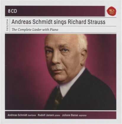 Andreas Schmidt & Richard Strauss (1864-1949) - Andreas Schmidt Sings Strauss Songs - Complete Lieder with Piano (8 CDs)