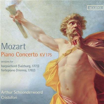 Wolfgang Amadeus Mozart (1756-1791), Johannette Zomer, Arthur Schoonderwoerd & Arthur Schoonderwoerd - Klavierkonzert Kv175 - Versions Harpsichord Salzburg 1773, Fortepiano Vienna 1782